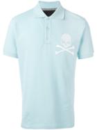 Philipp Plein Deep Polo Shirt, Men's, Size: Xl, Blue, Cotton