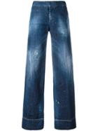 Dsquared2 Flared Jeans, Women's, Size: 38, Blue, Cotton/spandex/elastane