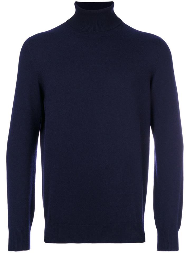 Brunello Cucinelli Roll Neck Top - Blue