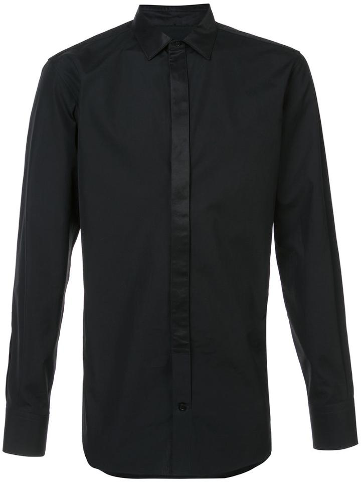 Alexander Mcqueen - Placket Shirt - Men - Cotton - 15 1/2, Black, Cotton