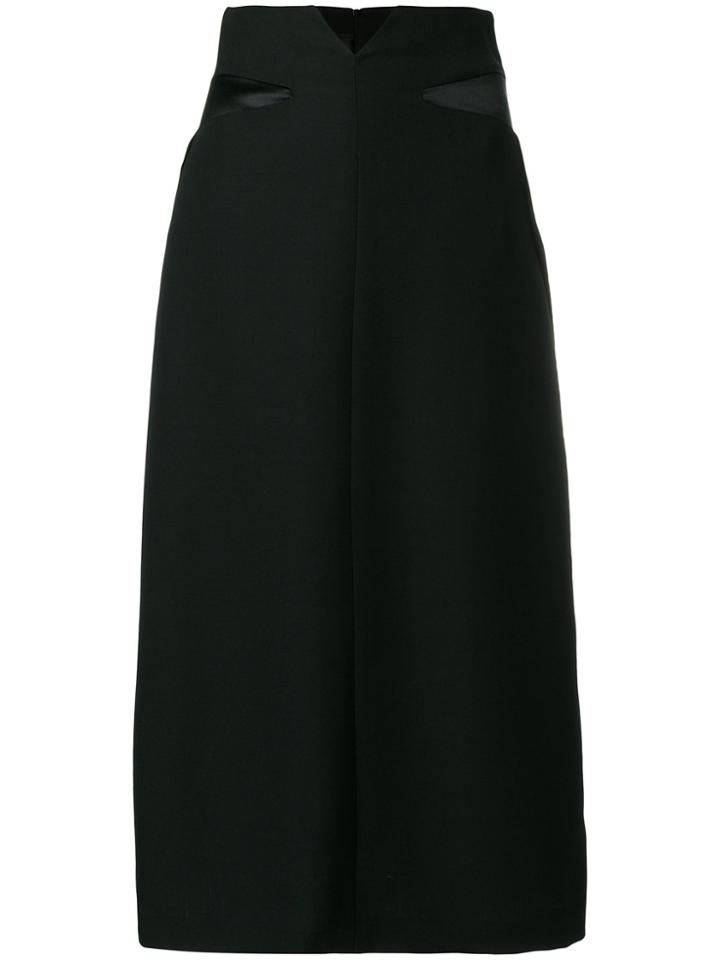 Maison Margiela High-waisted Long Skirt - Black