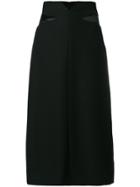 Maison Margiela High-waisted Long Skirt - Black