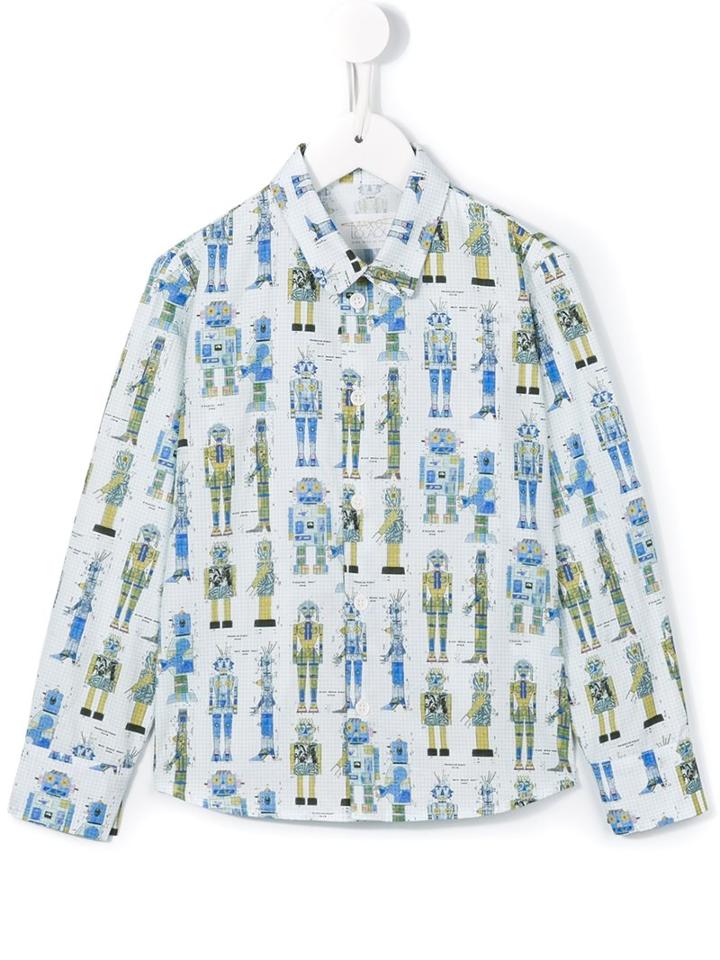 Max & Lola 'chemli' Shirt, Boy's, Size: 10 Yrs, White