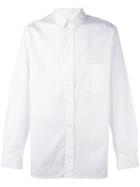 Yohji Yamamoto Classic Button Down Shirt, Men's, Size: 4, White, Cotton