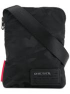 Diesel Military Printed Shoulder Bag - Black