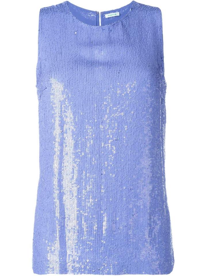 P.a.r.o.s.h. Sequinned Tank Top, Women's, Pink/purple, Viscose/pvc
