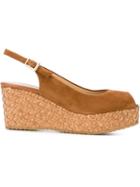 Jimmy Choo Praise Sandals, Women's, Size: 37, Nude/neutrals, Suede/leather/rubber