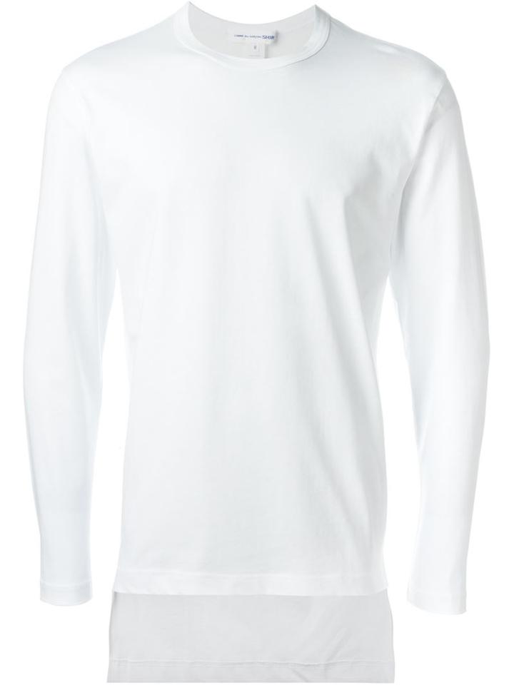 Comme Des Garçons Shirt Low Back T-shirt