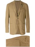 Lardini Three-piece Formal Suit - Brown