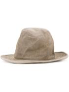 Kijima Takayuki Oversized Hat, Men's, Size: 61, Brown, Goat Skin
