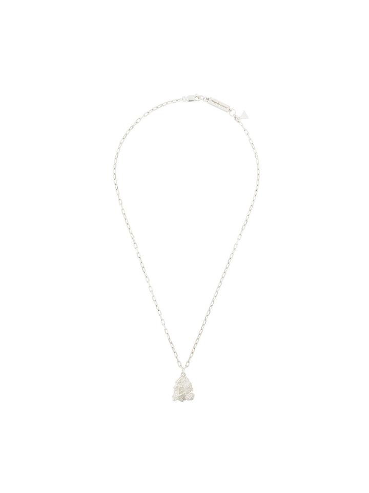 Coup De Coeur Vortex Stone Pendant - Metallic