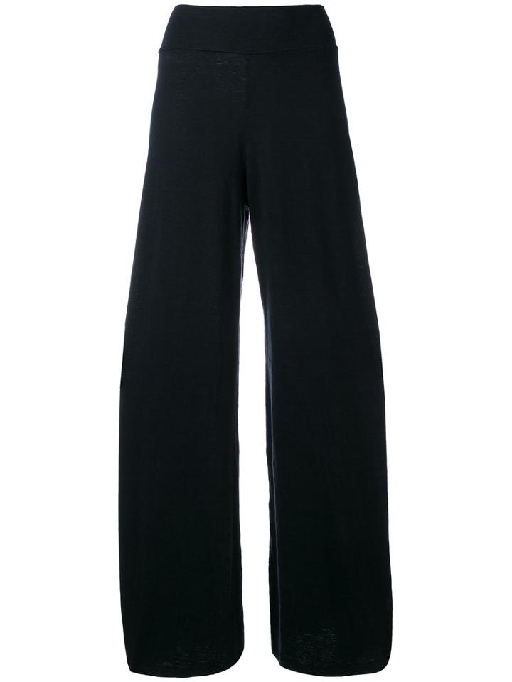 Labo Art - Idro Palazzo Trousers - Women - Linen/flax - 1, Blue, Linen/flax