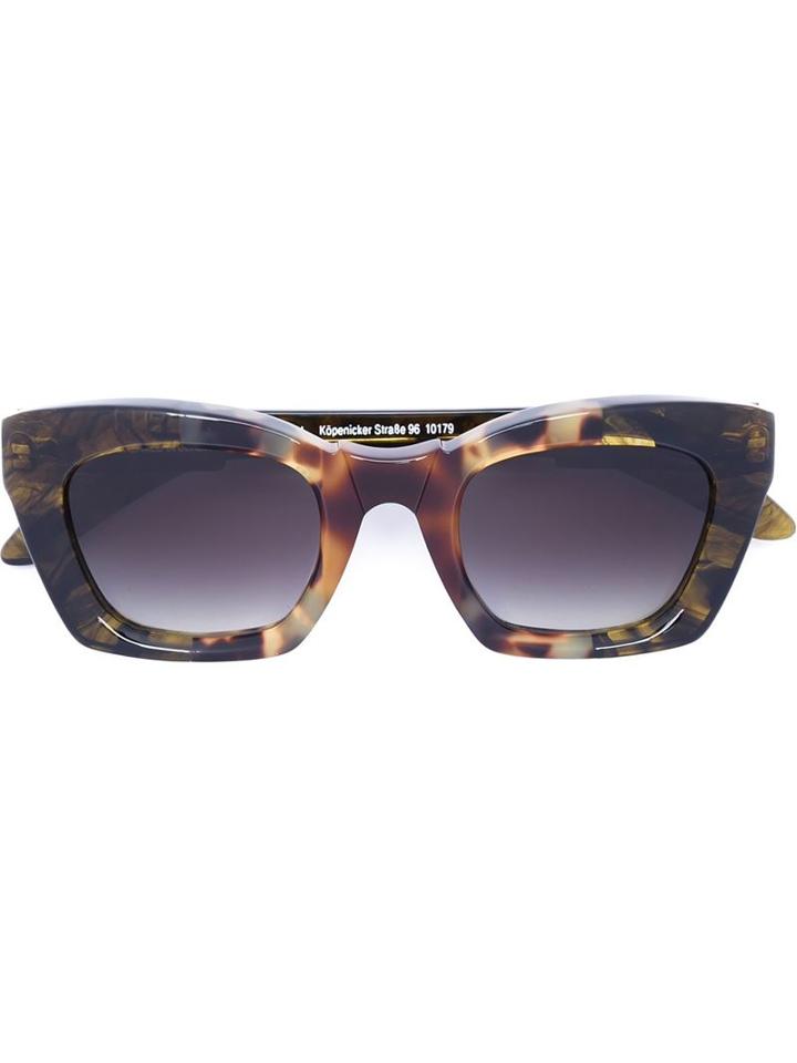 Kuboraum 'mask F2' Sunglasses, Adult Unisex, Brown, Acetate