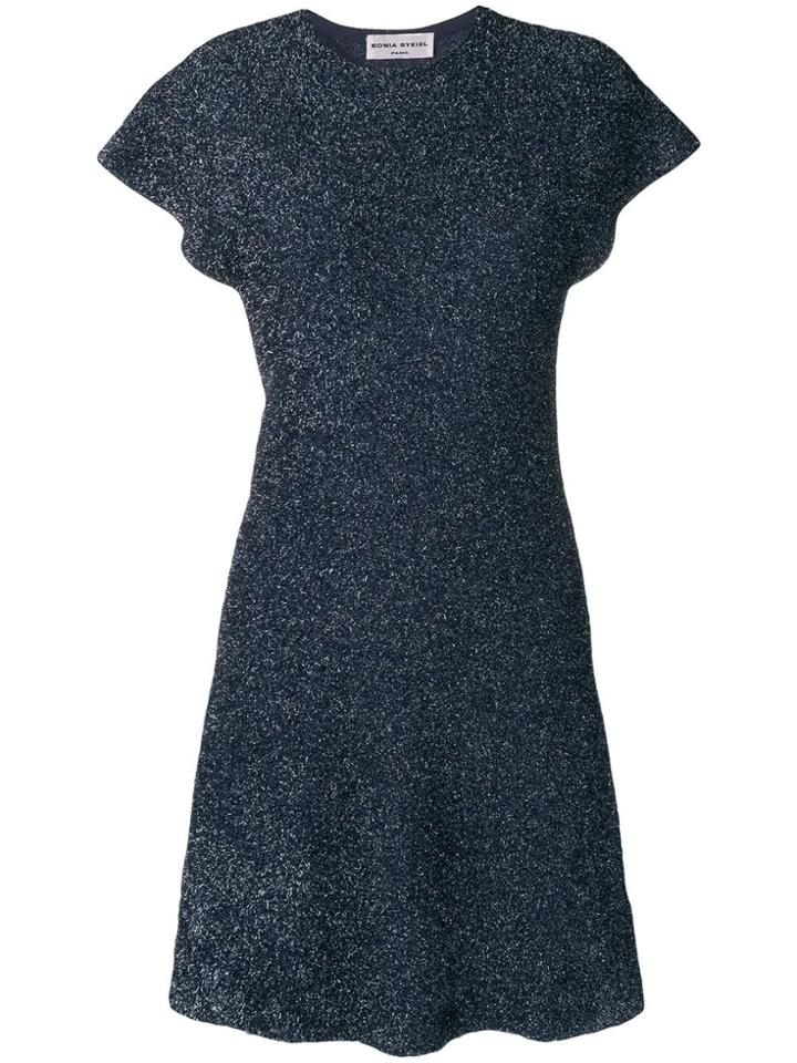 Sonia Rykiel Shimmer Short Dress - Blue