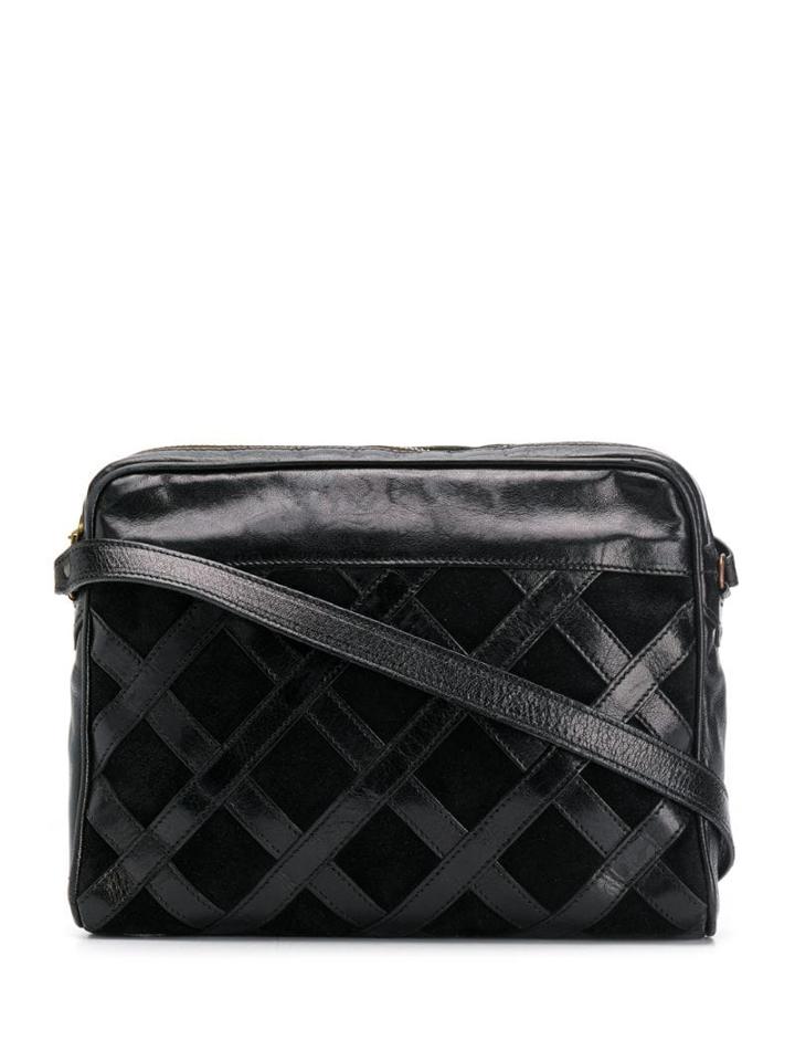 Yves Saint Laurent Pre-owned 1970's Crisscross Panelled Shoulder Bag -