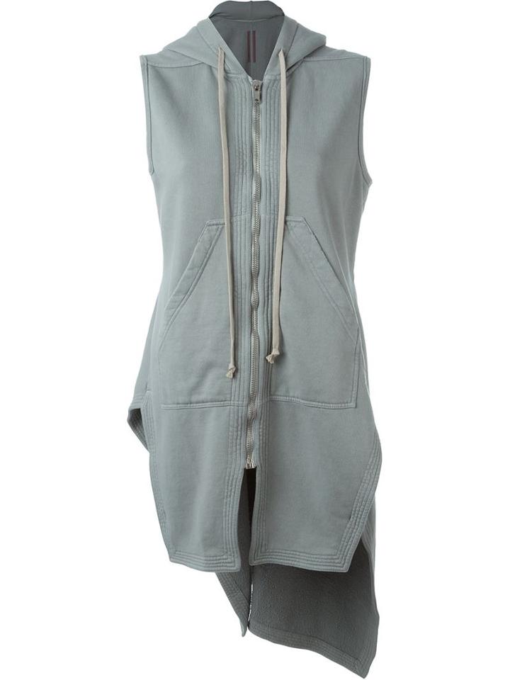 Rick Owens Drkshdw 'faun' Sleeveless Hoodie