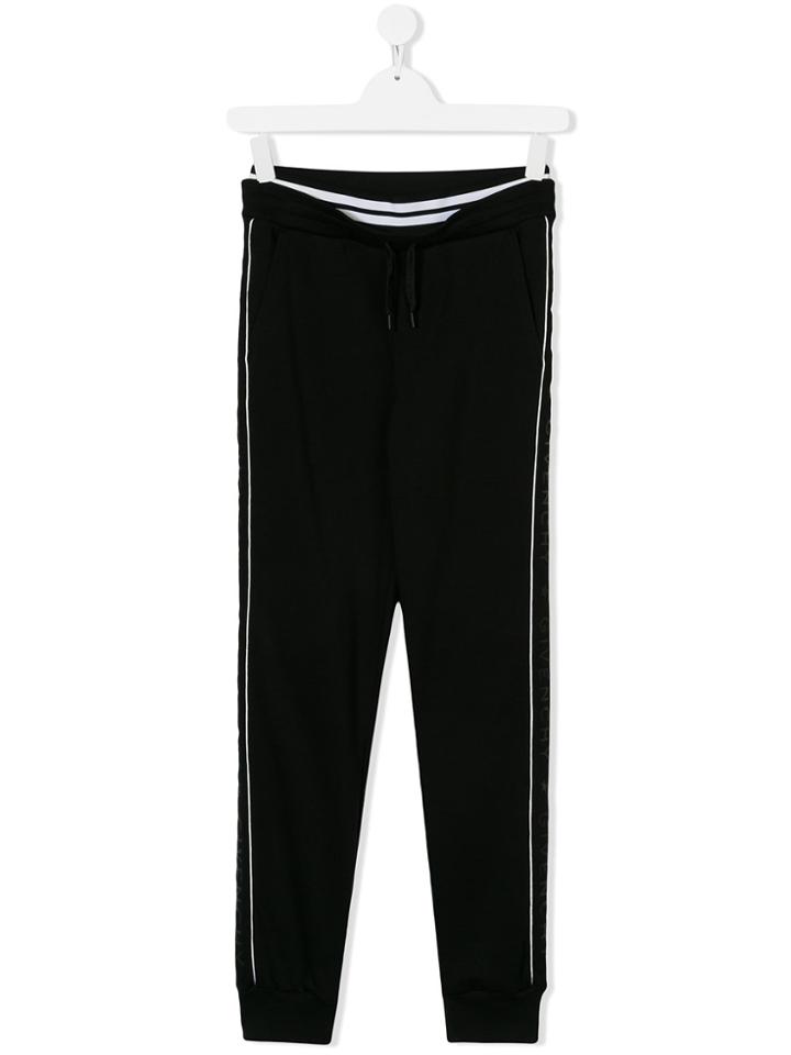 Givenchy Kids Teen Drawstring Track Pants - Black