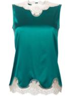 Dolce & Gabbana Lace Trim Tank Top