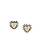 Ugo Cacciatori Heart Earrings - Silver