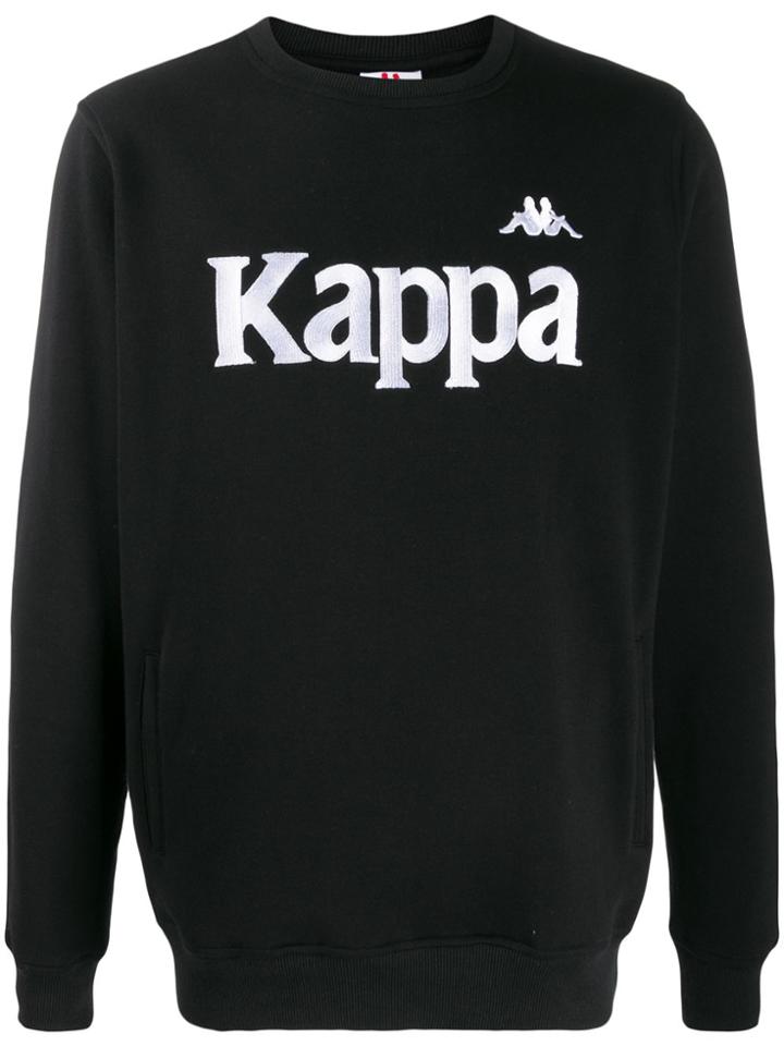 Kappa Embroidered Logo Sweatshirt - Black