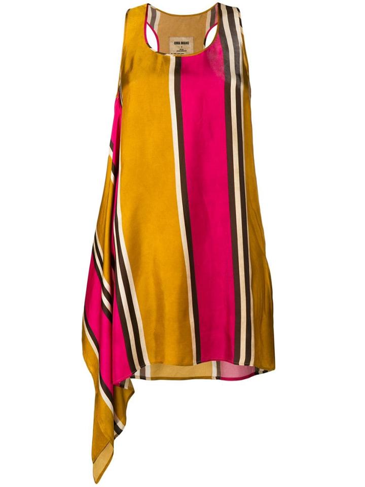 Uma Wang Striped Tank Top - Pink