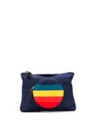 Anya Hindmarch Hubby Smiley Pouch - Blue