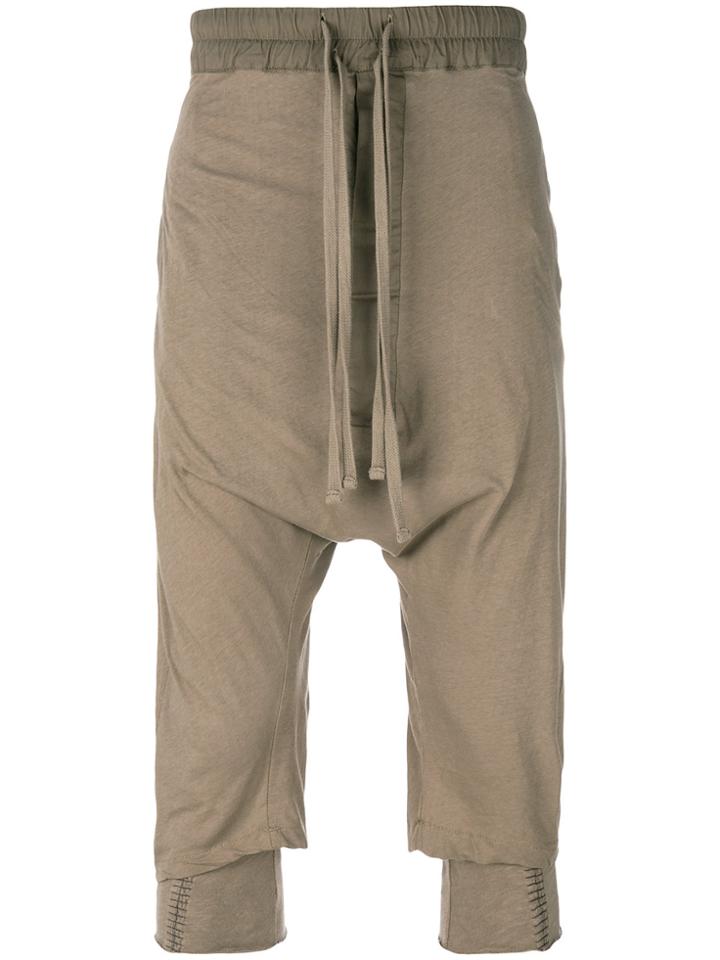 Thom Krom Drop Crotch Pants - Brown