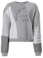 Mcq Alexander Mcqueen Patchwork Sweatshirt - Grey
