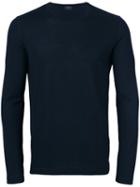 Jil Sander - Crew Neck Sweater - Men - Virgin Wool - 52, Blue, Virgin Wool