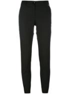Twin-set Straight Trousers, Women's, Size: 44, Black, Cotton/spandex/elastane
