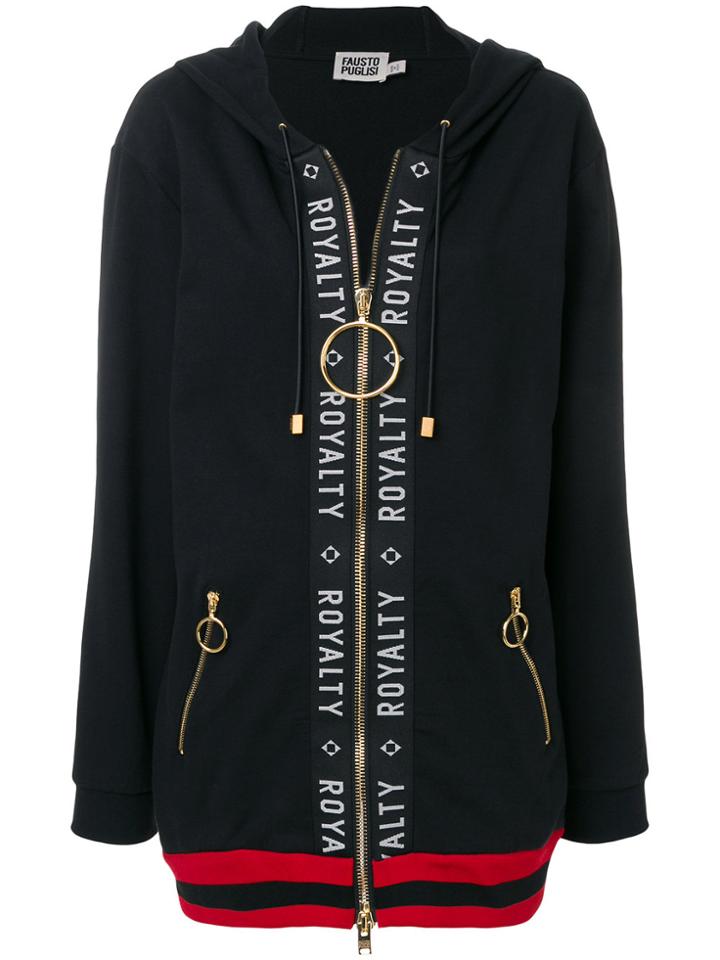 Fausto Puglisi Royalty Zipped Jacket - Black
