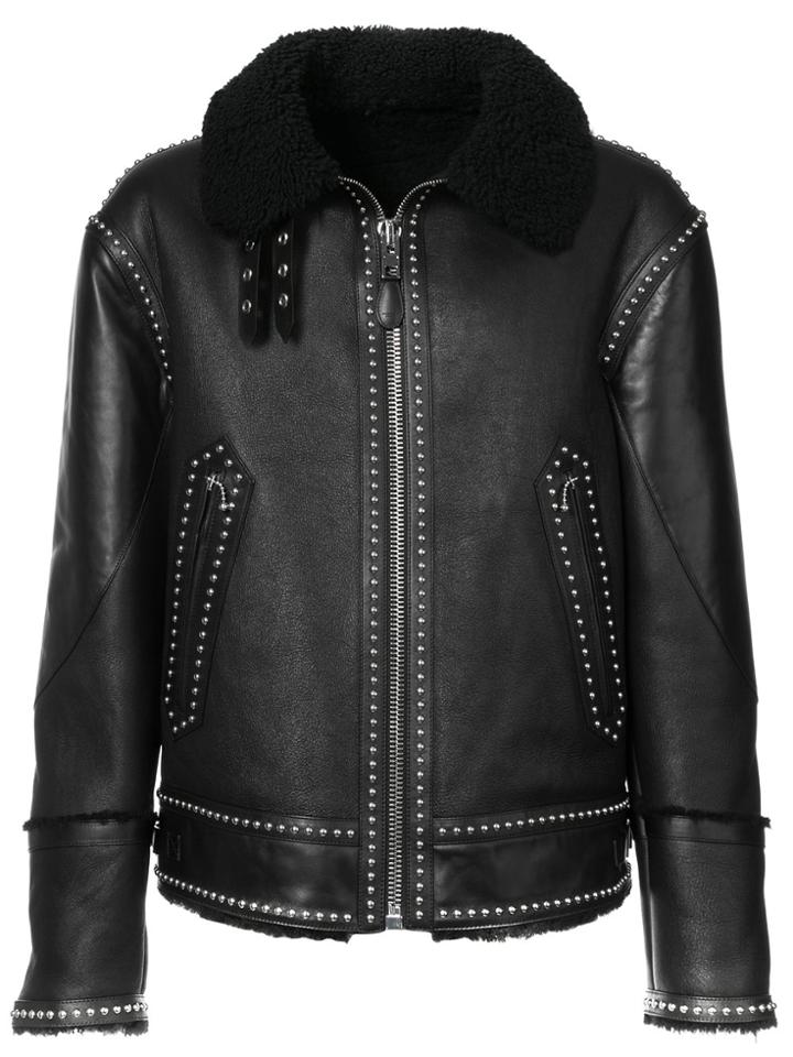 Givenchy Studded Biker Jacket - Black