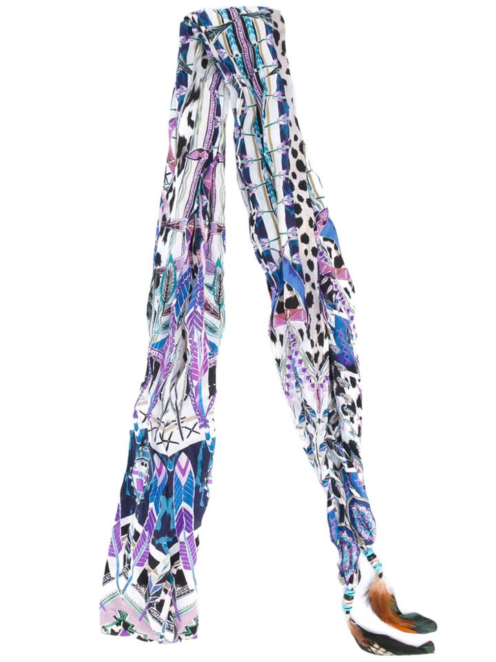 Roberto Cavalli 'dreamcatcher' Scarf - Multicolour