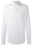 Brunello Cucinelli Plain Shirt, Men's, Size: Large, White, Cotton