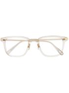 Brioni Square Frame Glasses - Neutrals