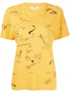 Isabel Marant Étoile Zewel T-shirt - Yellow
