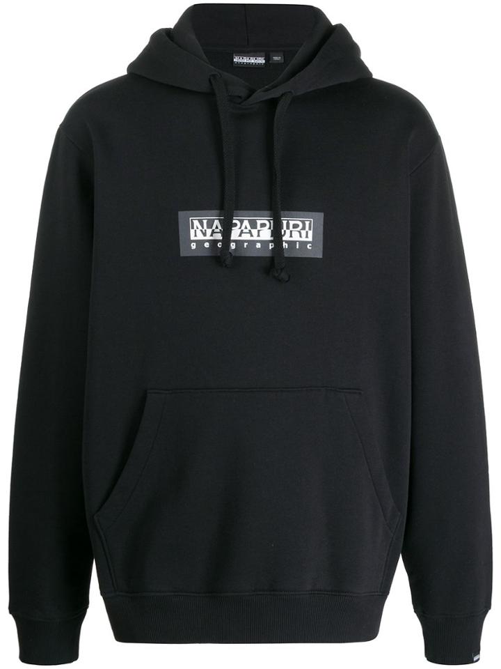 Napapijri Branded Hoodie - Black