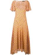 De La Vali Geometric Print Dress - Pink