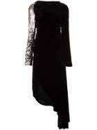 Monse Asymmetrical Party Dress - Black