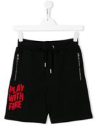My Brand Kids Logo Shorts - Black
