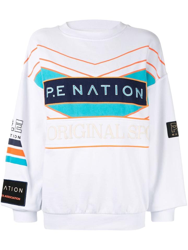 P.e Nation Secure Defence Sweatshirt - White