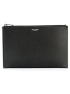 Saint Laurent 'paris' Clutch, Men's, Black