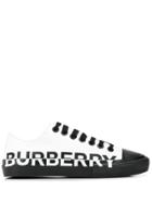 Burberry Logo Sneakers - White