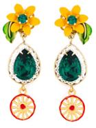Dolce & Gabbana 'dolce' Earrings, Women's, Yellow