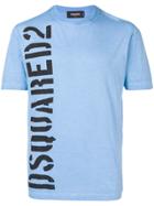 Dsquared2 Graphic Logo Printed T-shirt - Blue