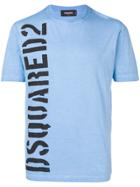 Dsquared2 Graphic Logo Printed T-shirt - Blue