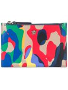 Versace Utiliflage Zipped Wallet - Multicolour