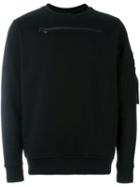 Marcelo Burlon County Of Milan Front Zip Sweatshirt, Men's, Size: Xs, Black, Cotton/polyester