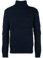 S.n.s. Herning 'interim' Roll Neck Jumper, Men's, Size: Xl, Blue, Merino