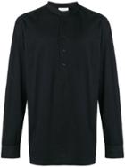 Lemaire Mandarin Neck Shirt - Black